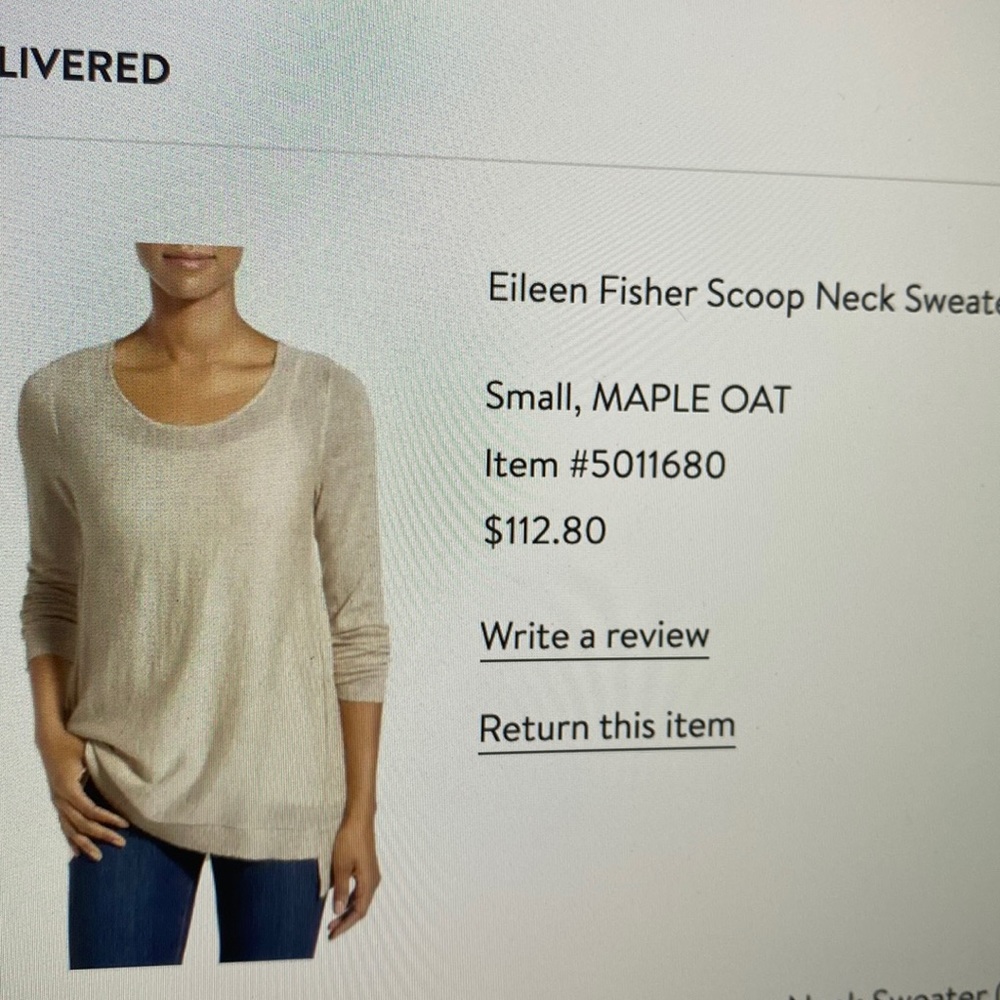 Eileen Fisher Scoop Neck Sweater